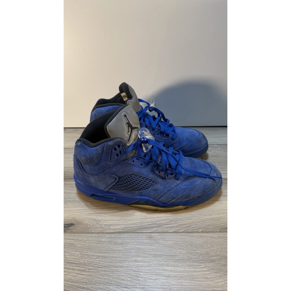 Air Jordan 5 Retro Blue Suede 136027-401 Men's Size 10